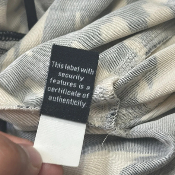 Diane Von Furstenburg Capela 100% Silk Black Cream Sheath Dress Womens Size 4 - Picture 10 of 11